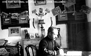 079- Fort National-1 officier ecrivant- 1908- Taillemite
